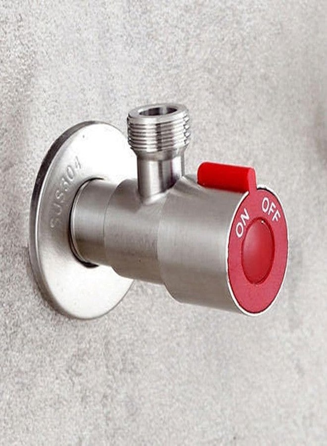 صمام زاوية بقطر داخلي 15 مم (DN15)، ثلاثي الاتجاهات (مدخل واحد ومخرجان)، مقاوم للانفجار، تصميم سميك، سخان مياه باردة من الفولاذ المقاوم للصدأ 304 للأنظمة المنزلية - Image 5